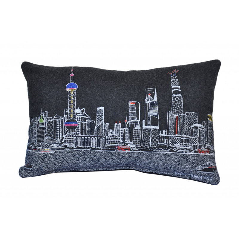 Coussin lombaire 24 po, Noir