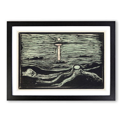 Mystical Shore by Edvard Munch - Picture Frame Painting
