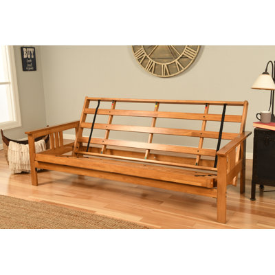 Structure de futon grand lit Stratford, matelas non inclus