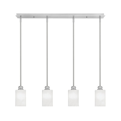 Luminaire suspendu linéaire 4 lumières Edge
