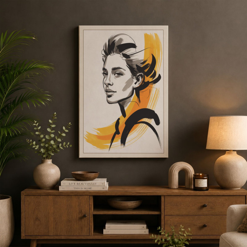 Print, 18x12 - 45.7 x 30.5 cm, Ochre Border