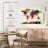 Aliaz World Map Paint Splashes III-107854791