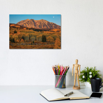 Autumn Sunrise Over East Beckwith Mountain by Bill Sherrell - Wrapped Canvas Print