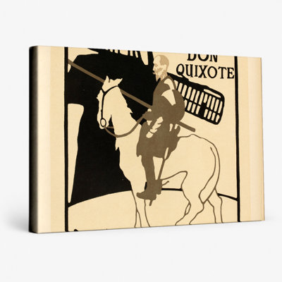 Lyceum Don Quixote 1895 - Vintage Theatre Poster Canvas Wall Art - Canvas Wall Art