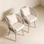 Chaise de patio d'extérieur avec coussin