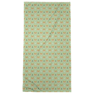 Serviette de bain Shiba Inu