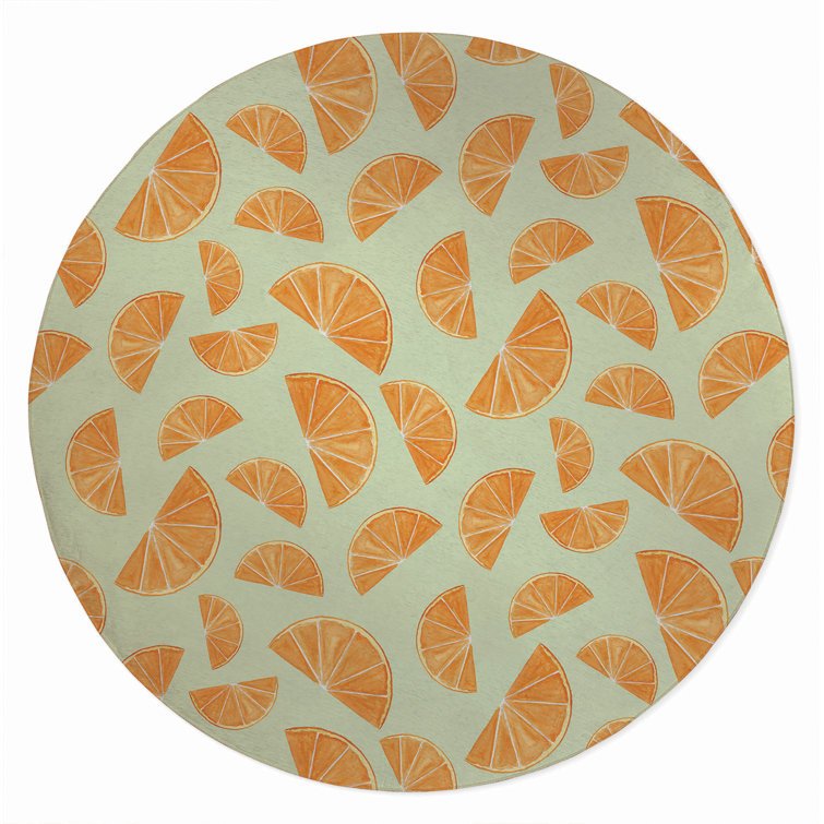 Summer Oranges Outdoor Rug