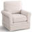 Hedwige 33" W Modern Soft Wide Upholstered Striped Swivel Arm Accent Chair-1132365008