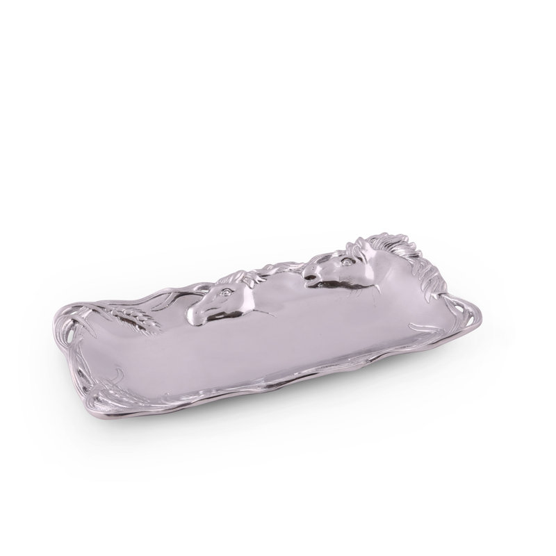 Equestrian Metal Tray