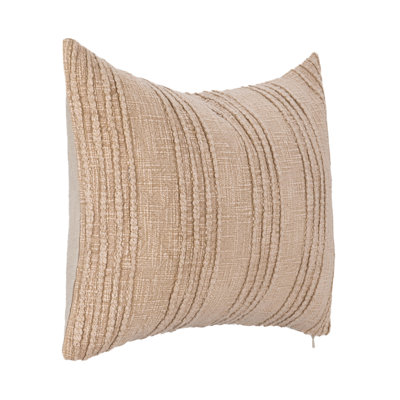 Gratitude Cotton Fabric Throw Pillow