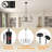 Domonque 6 - Light Dimmable Candle Style Modern Chandelier UL Certified