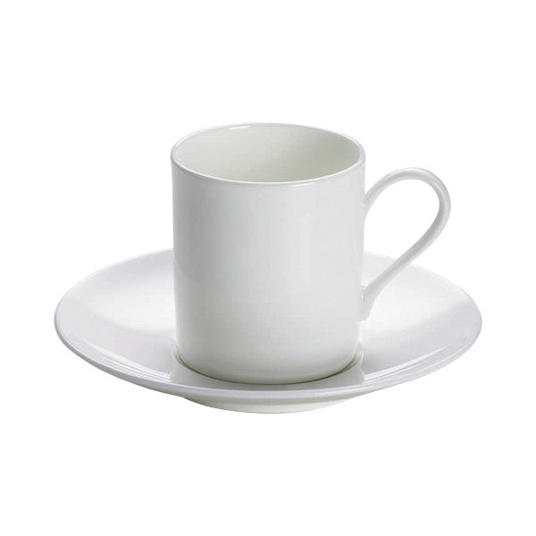 Espressotasse & Untertasse Streight Demi aus Bone China