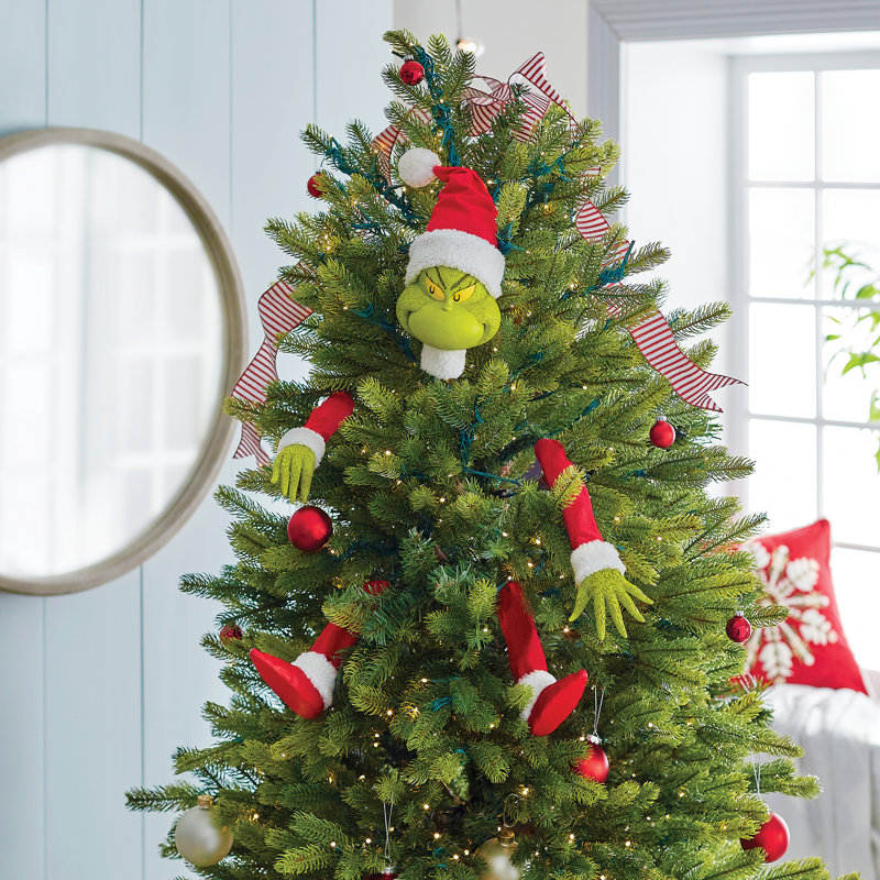 «Possible Dreams» Ensemble de 5 pièces pour sommet d'arbre Dr Seuss Grinch in a Cinch