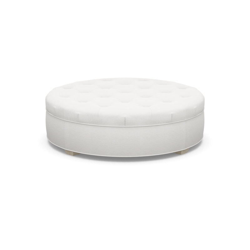 Round Ottoman, 5246-99, Sandstone