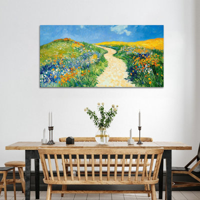 Art mural sur toile GUTTATY Spring, photos de paysage, impressions de nature florales, affiche de peinture d'art, décoration murale printemps pour chambre à coucher de salon, 20 po x 40 po