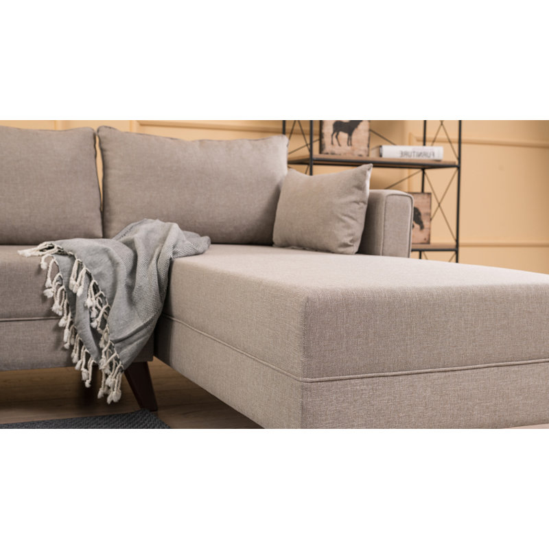 Upholstered Sectional, Right Hand Facing