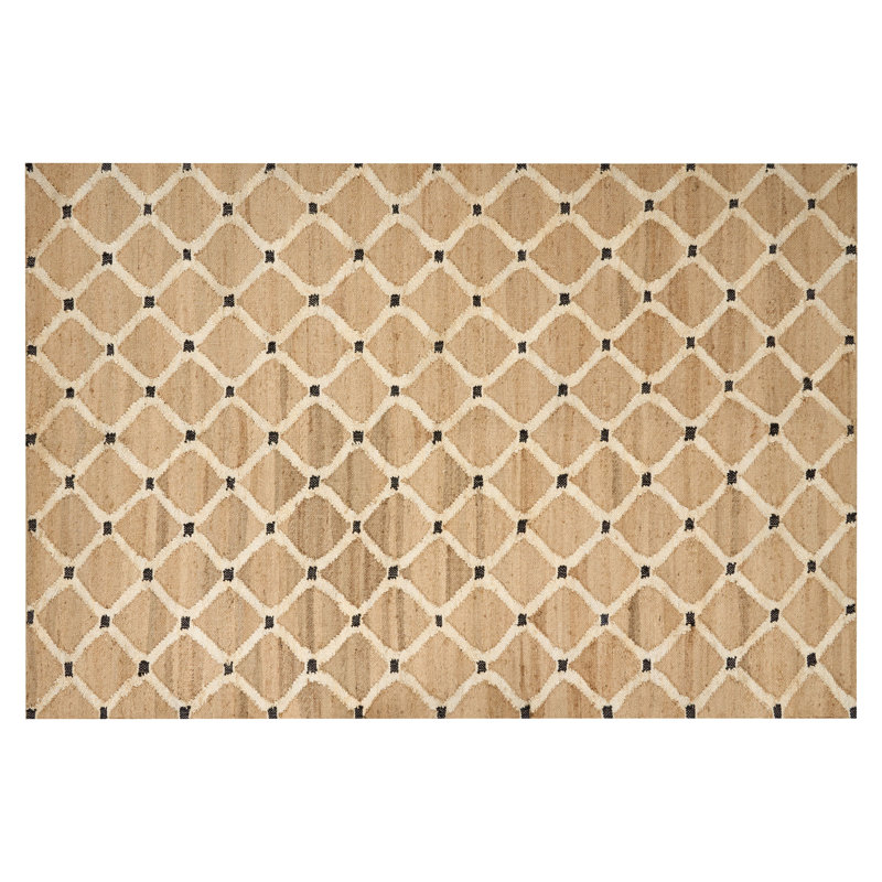 Mishawaka Geometric Hand Woven Area Rug, Rectangle 200 x 300cm