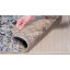 Tapis abstrait crème / bleu Felty-2097670550