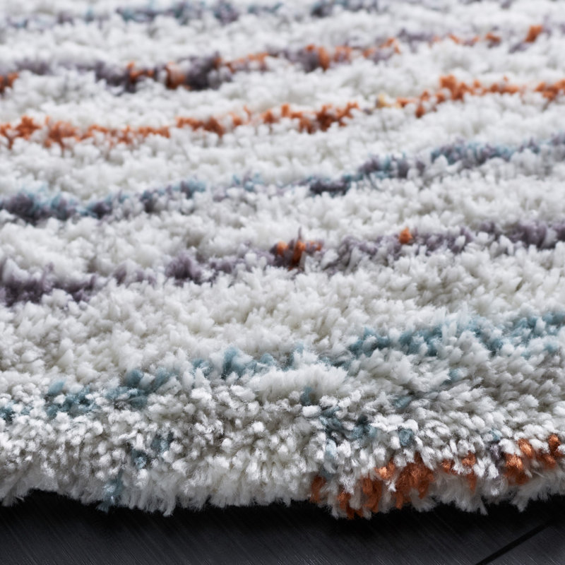 Berber Shag Performance Striped Rug, Rectangle 9' x 12'