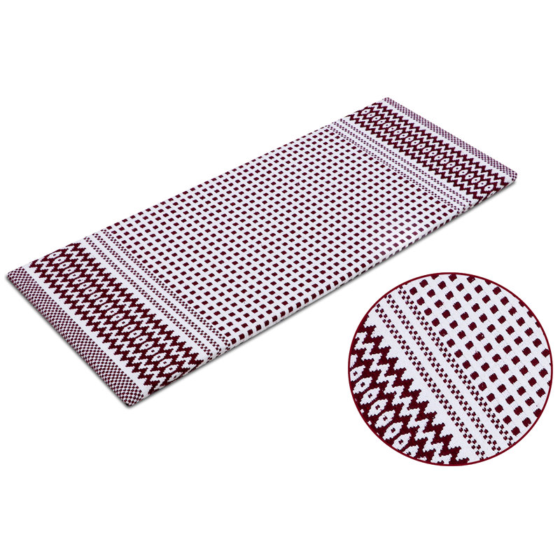 Tapis anti-fatigue Jennaaya, Rouge