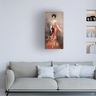 Art sur toile, Marcus Jules Portrait of Elizabeth Wharton Drexel