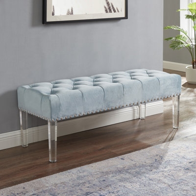 Sheron Velvet Upholstered Bench