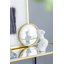 Miroir circulaire avec cadre en fer-547269139