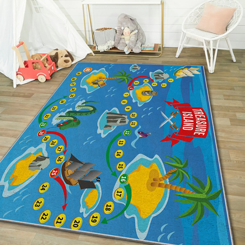 Luxurious Carpet, 100% Polyester, 70.9 x 110.2 inches | 740 g/m², Non-Slip Felt Dot Underside, Laminated Sponge for Comfort | Antibacterial, Easy to Clean, Machine Washable | Perfect for Living Room & Bedroom Décor