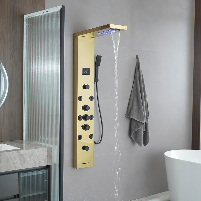 57.99'' Shower Panel with Fixed Shower Head