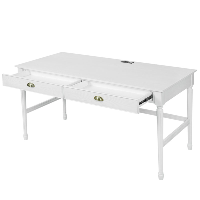 60 po. 60 po. Bureau 60 po., White