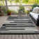 Malchow Washable Striped Indoor / Outdoor Rug