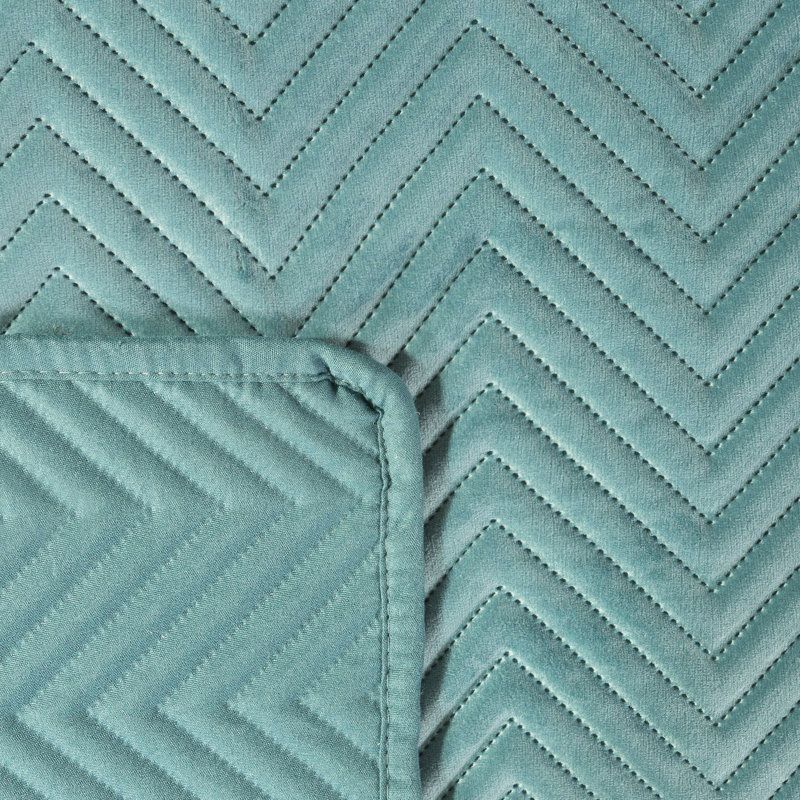 Lola-Lee Hand Woven Throw Blanket, Mint