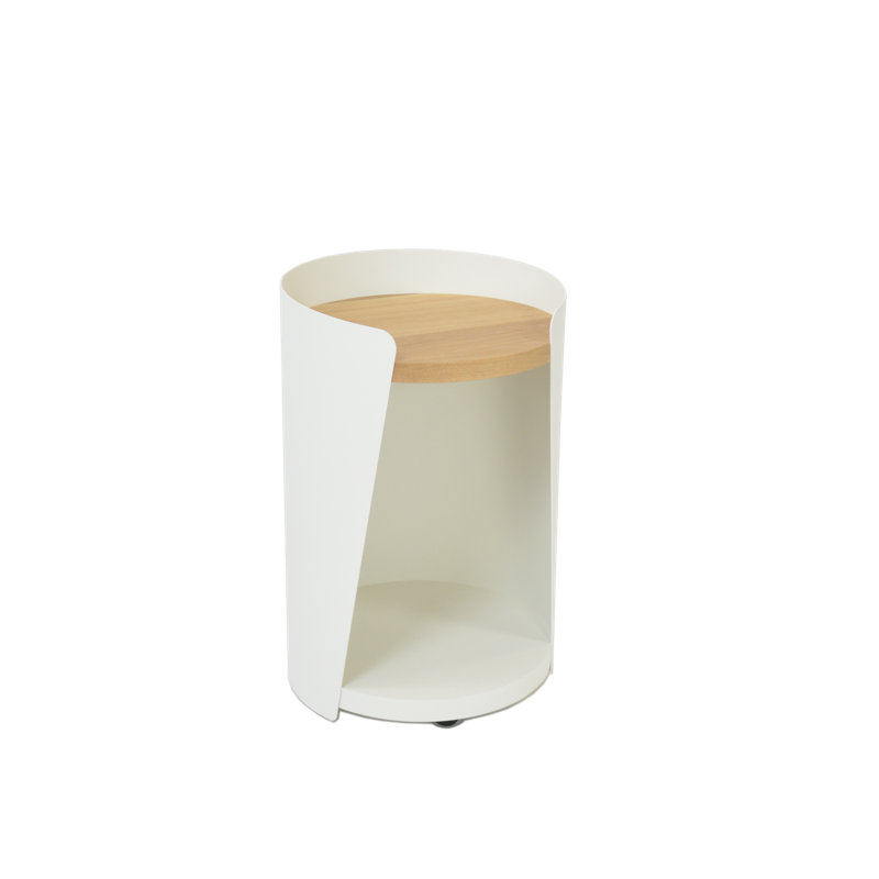 Monserrat Tray Top End Table, White