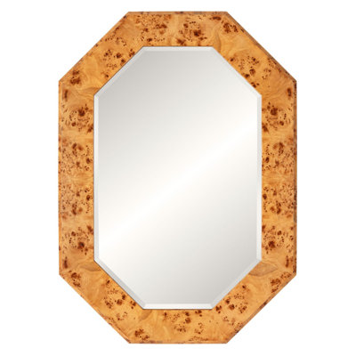 Sinatra Octagon Solid Wood Beveled Mirror