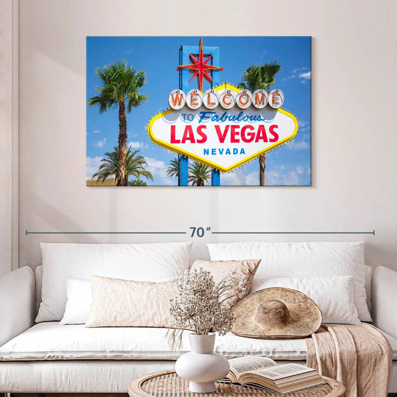 Panneau Lilie Las Vegas Nevada, H 30 po x l 45 po