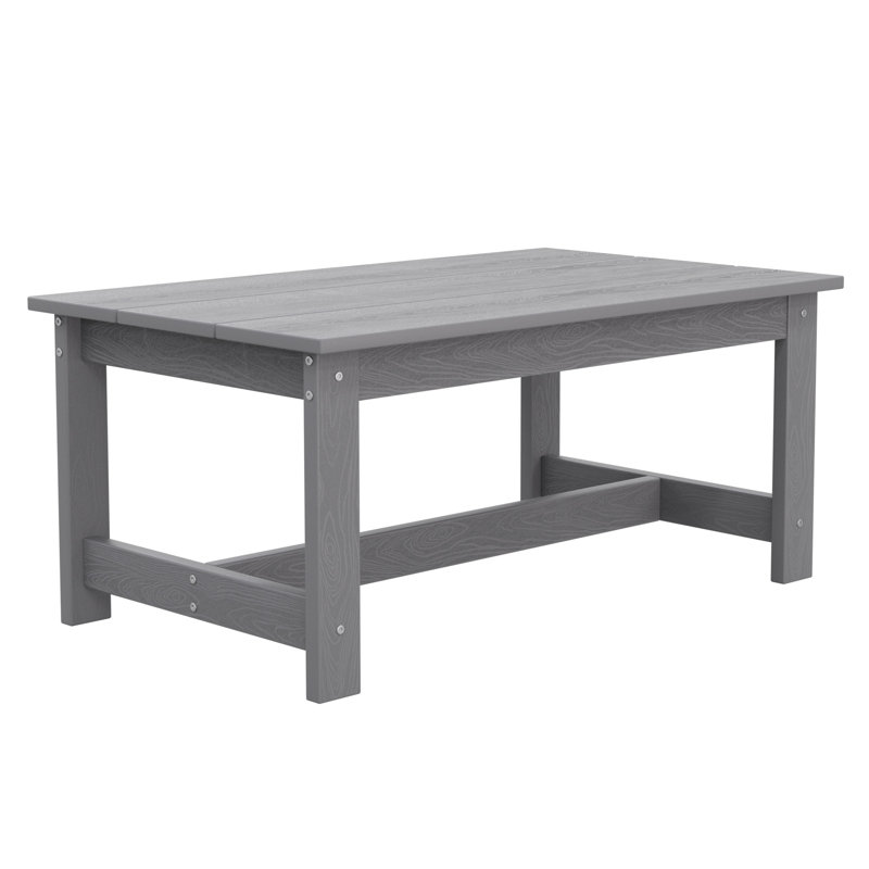 HDPE-Outdoor Coffee Table, Gray