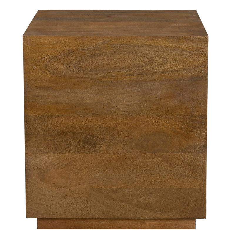 Kopsho Square Side Table In Spice Tan