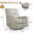 Saidee Upholstered Manual Swivel Rocker Recliner Chair-1249503757