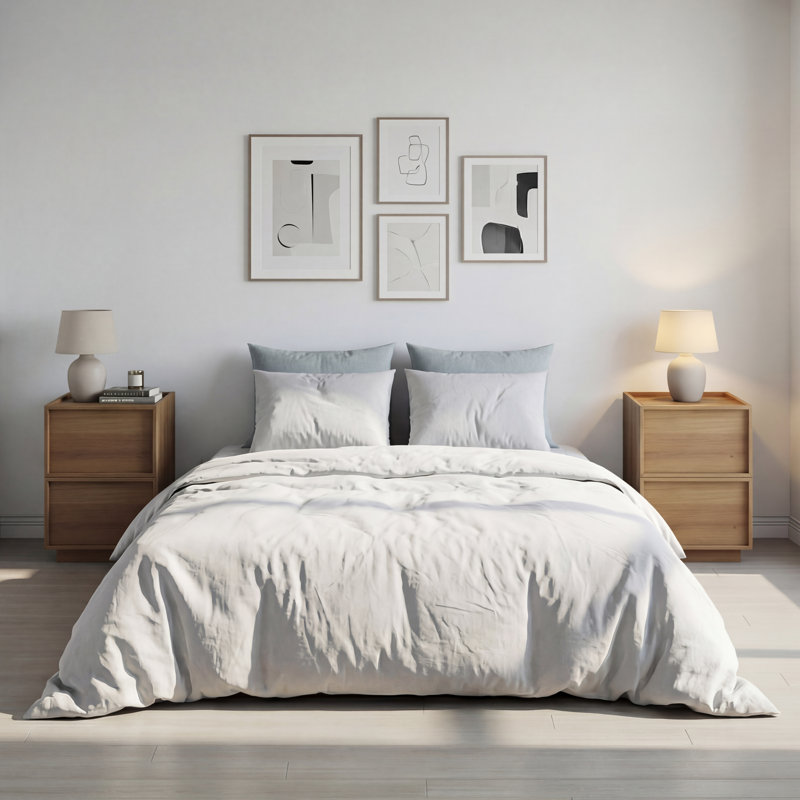 38 cm W Bedside Table