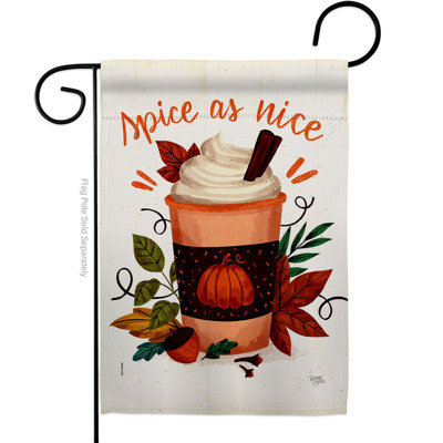 Drapeau de jardin à 2 côtés en polyester 18,5 po x 13 po