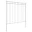 200cm H x 170cm W Metal Border Fencing