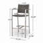 Tabourets de bar d'extérieur en aluminium antirouille 29,50 po avec siège et dossier en rotin Pe, ensemble de 2-1078597351
