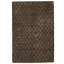Hand Knotted Wool Area Rug in Black