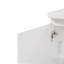 Meuble-lavabo mural moderne et polyvalent avec lavabo en céramique, parfait pour les petites et les grandes salles de bain