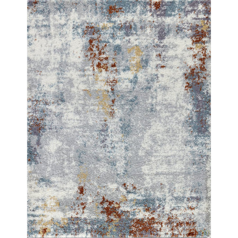 Serre 3 po X 7 pi Tapis à poils longs, Rectangle 5 pi 3 po x 7 pi