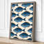 School of Fish Coastal - Wrapped Canvas-1465723009-1465723067
