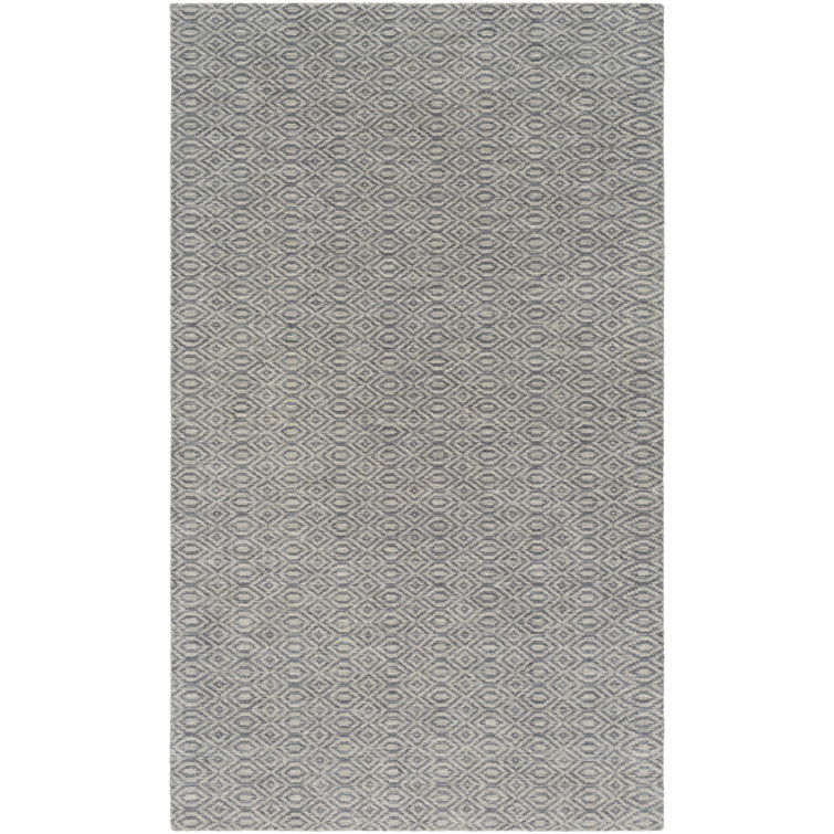 Hand Knotted Wool Ikat Indoor Rug