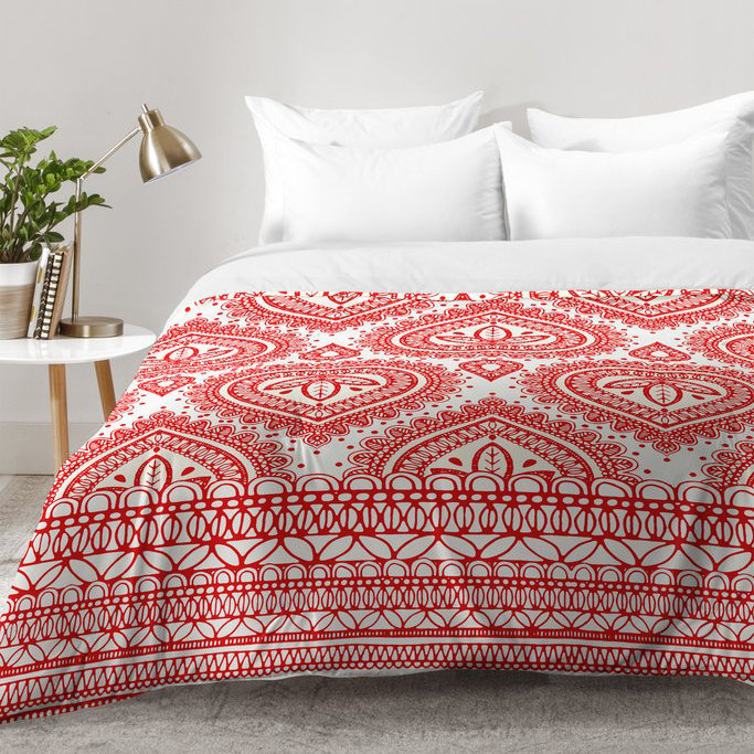 Ensemble d'édredon décoratif, Édredon pour lit simple TG + 1 taie décorative