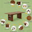 Rustic Kitchen Table,Dining Table,Conference Table