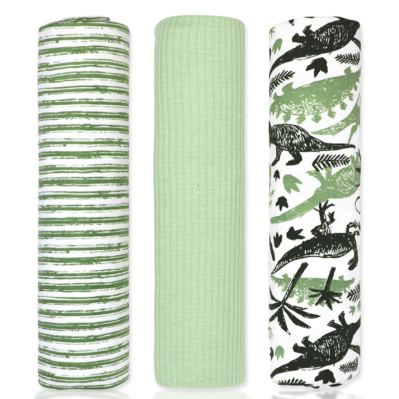 Couvertures pour bébé 3 pièces Baby and Baby, Vert